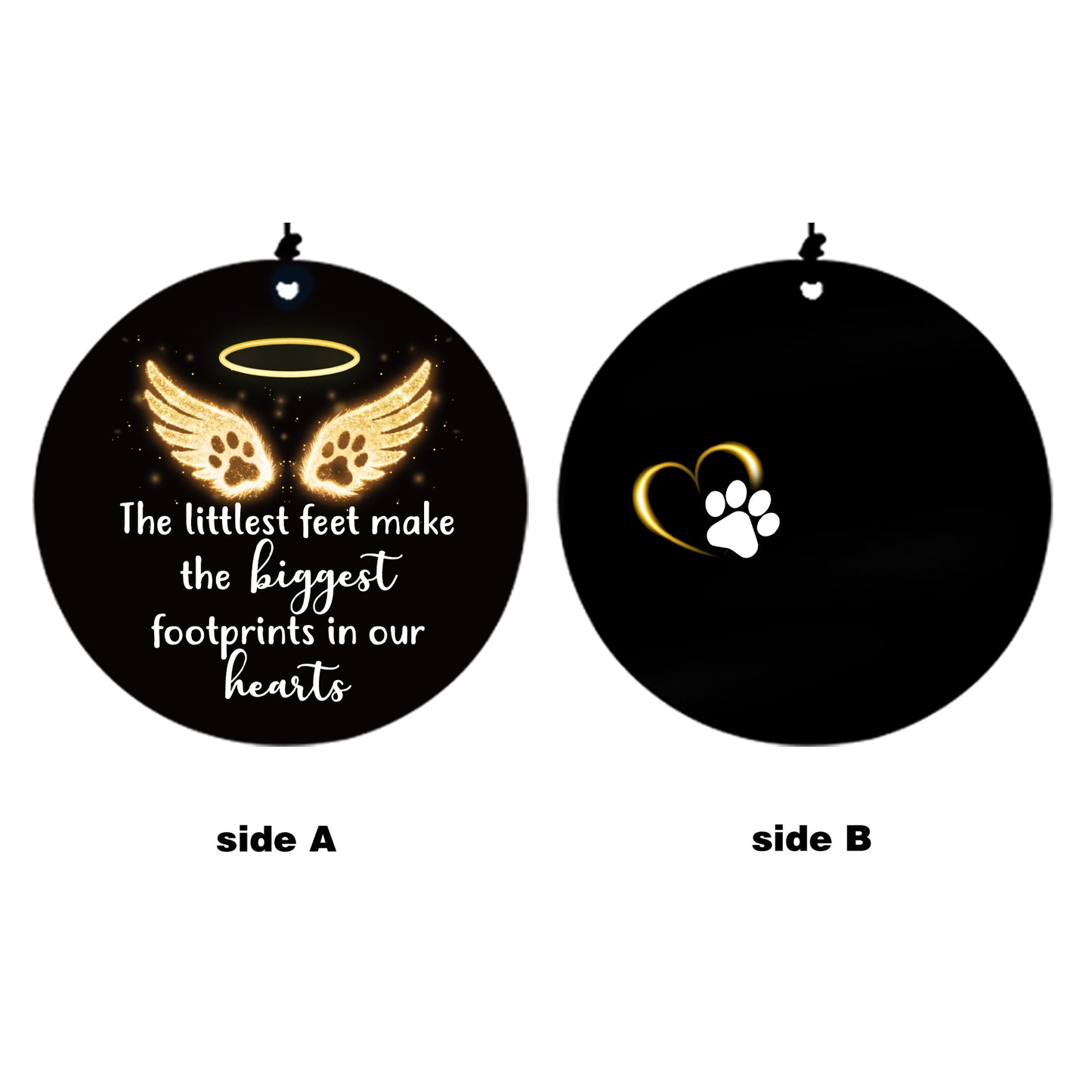 Personalized dog memorial wind chimes