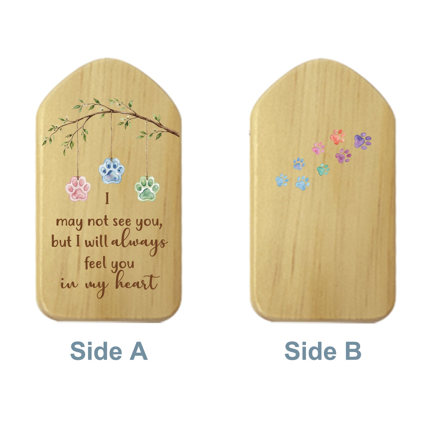 customized cat pass away wind chime