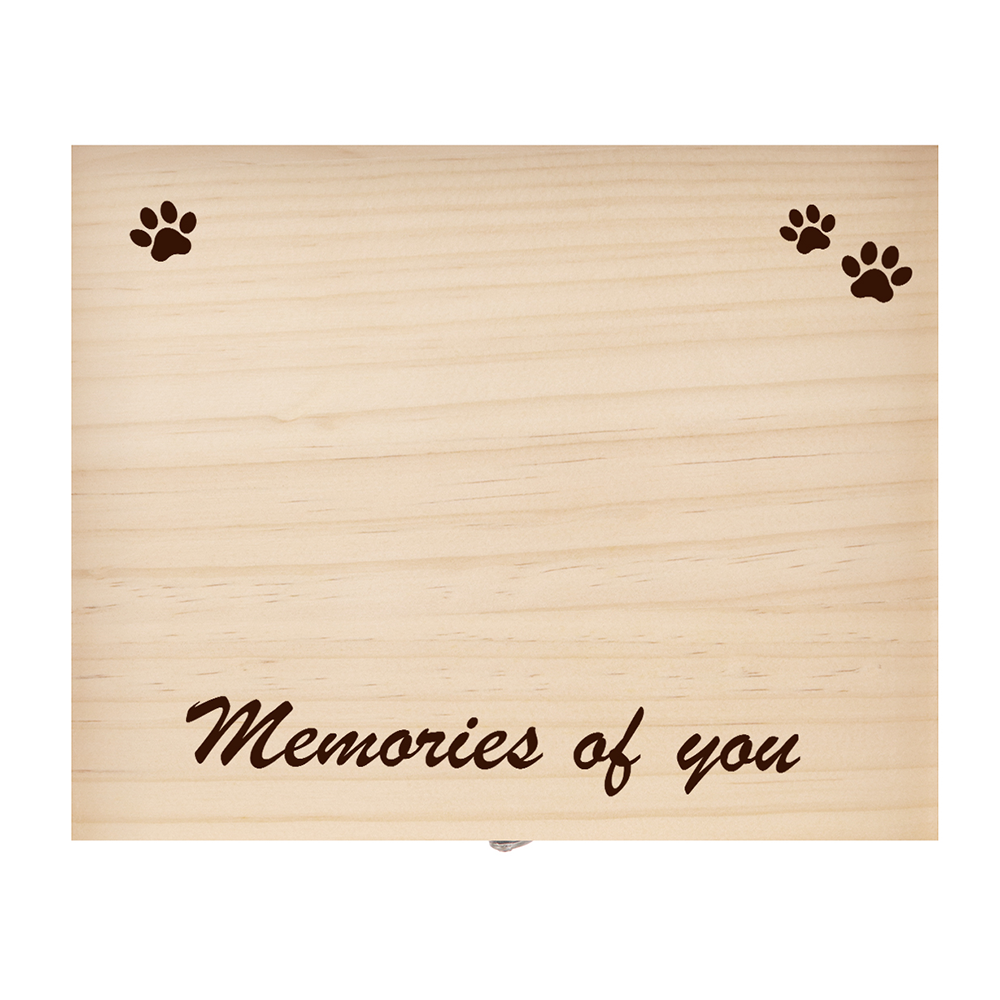 in loving memory of dog cat pets photo wood box