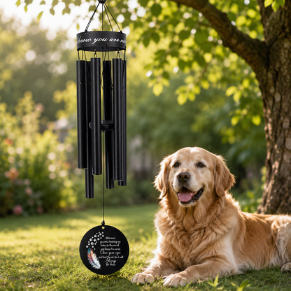 Pet Memory Wind Chimes for  Loss Dogs Cats 