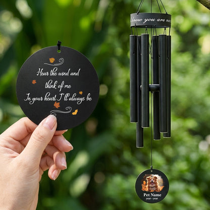 Double-sided design sail-shaped memorial wind chime for pets