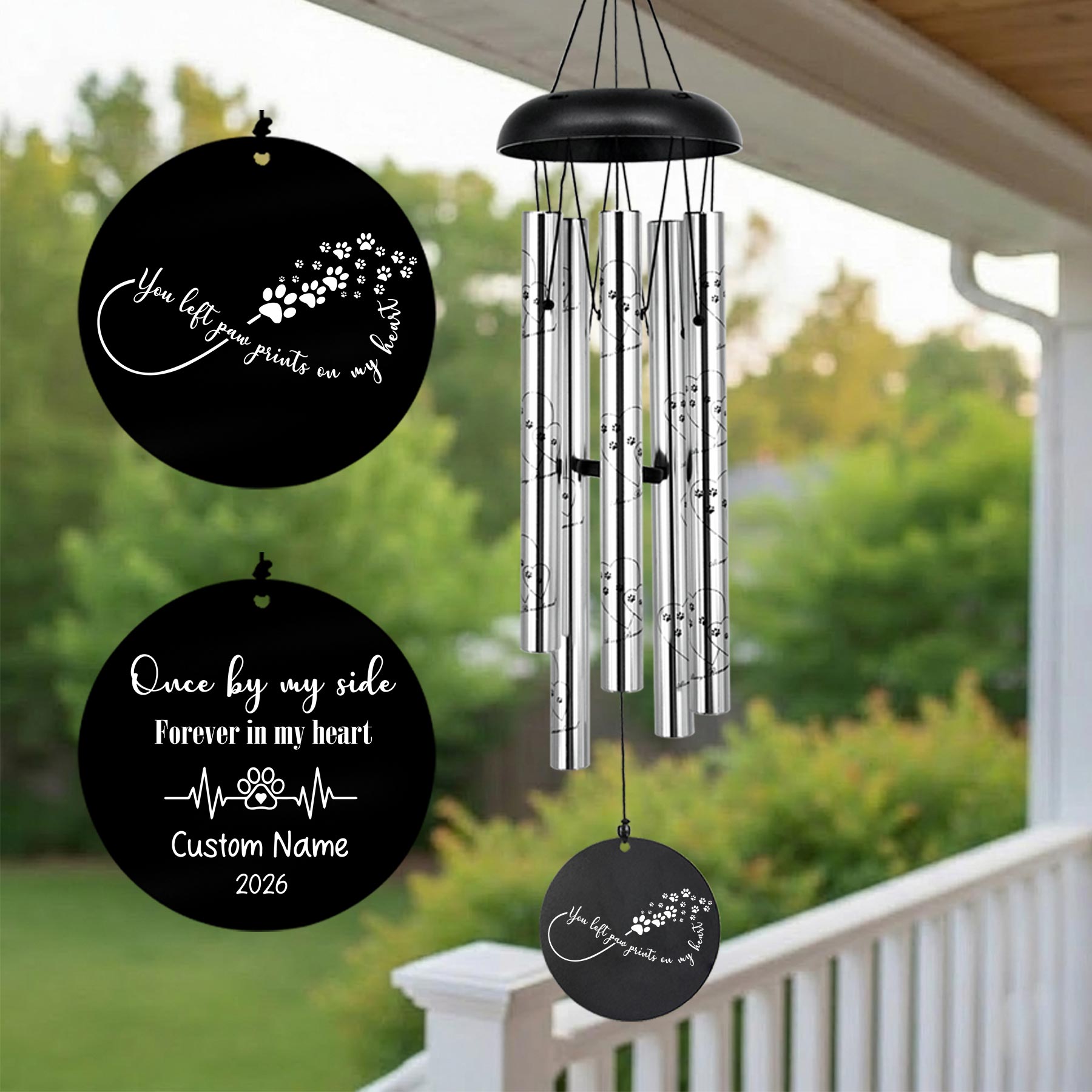 dog passing away gifts
pet bereavement gift
deep tone wind chime