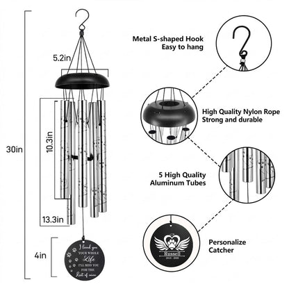 pet memorial wind chime
dog loss sympathy gift
rainbow bridge dog memorial gifts