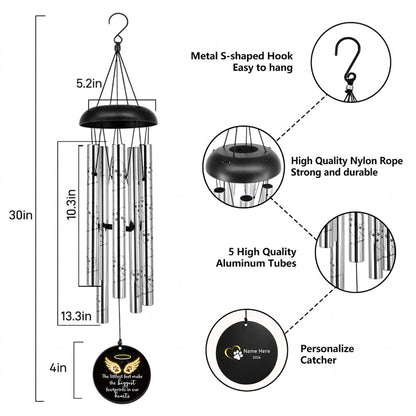 wind chimes for loss of pet dog
dog wind chimes memorial