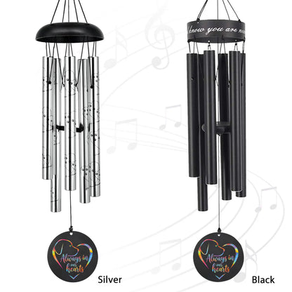 There are two color options for the pet wind chimes for you to choose from: black and silver
