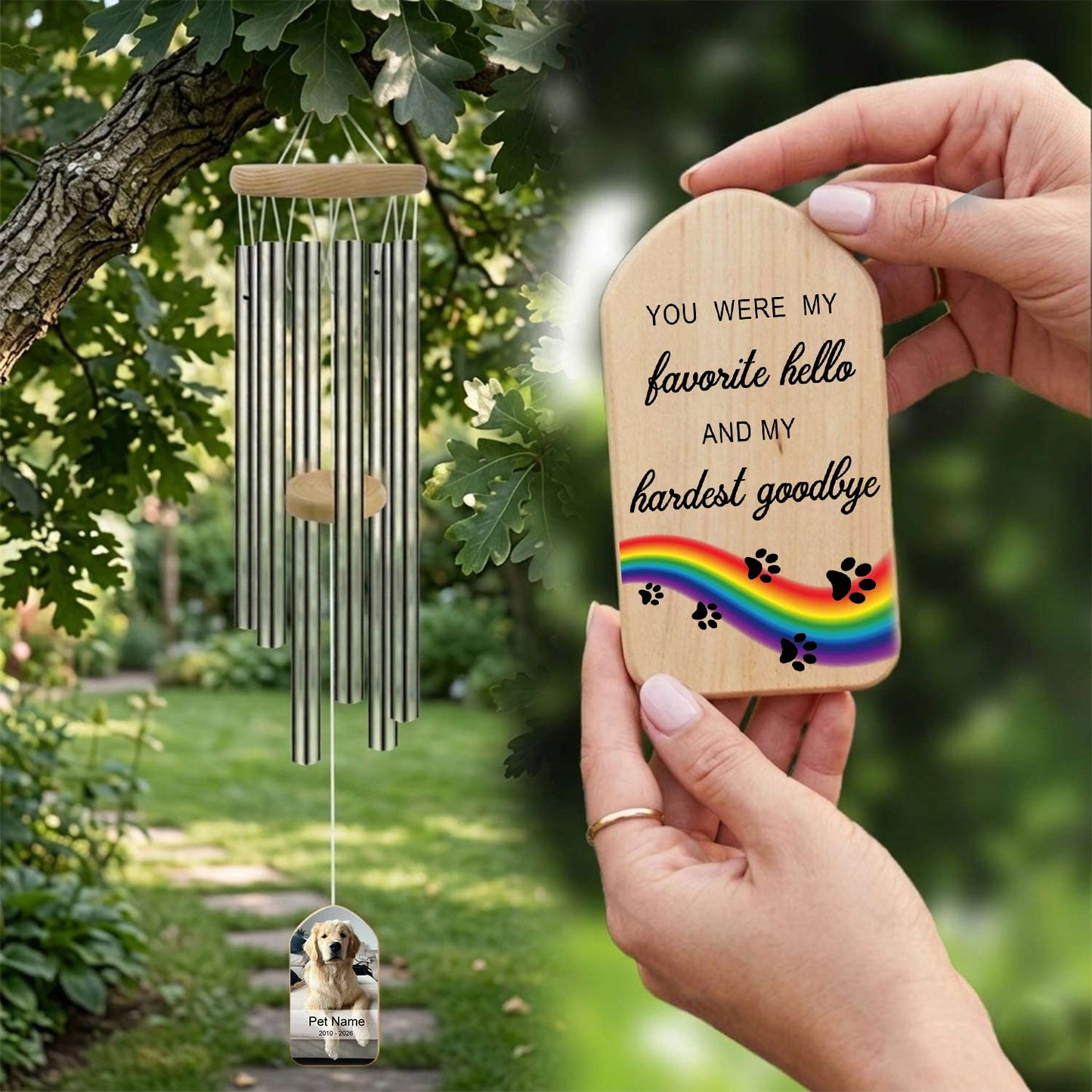 custom dog memorial gifts
wind chimes for loss of loved one
memorial wind chimes