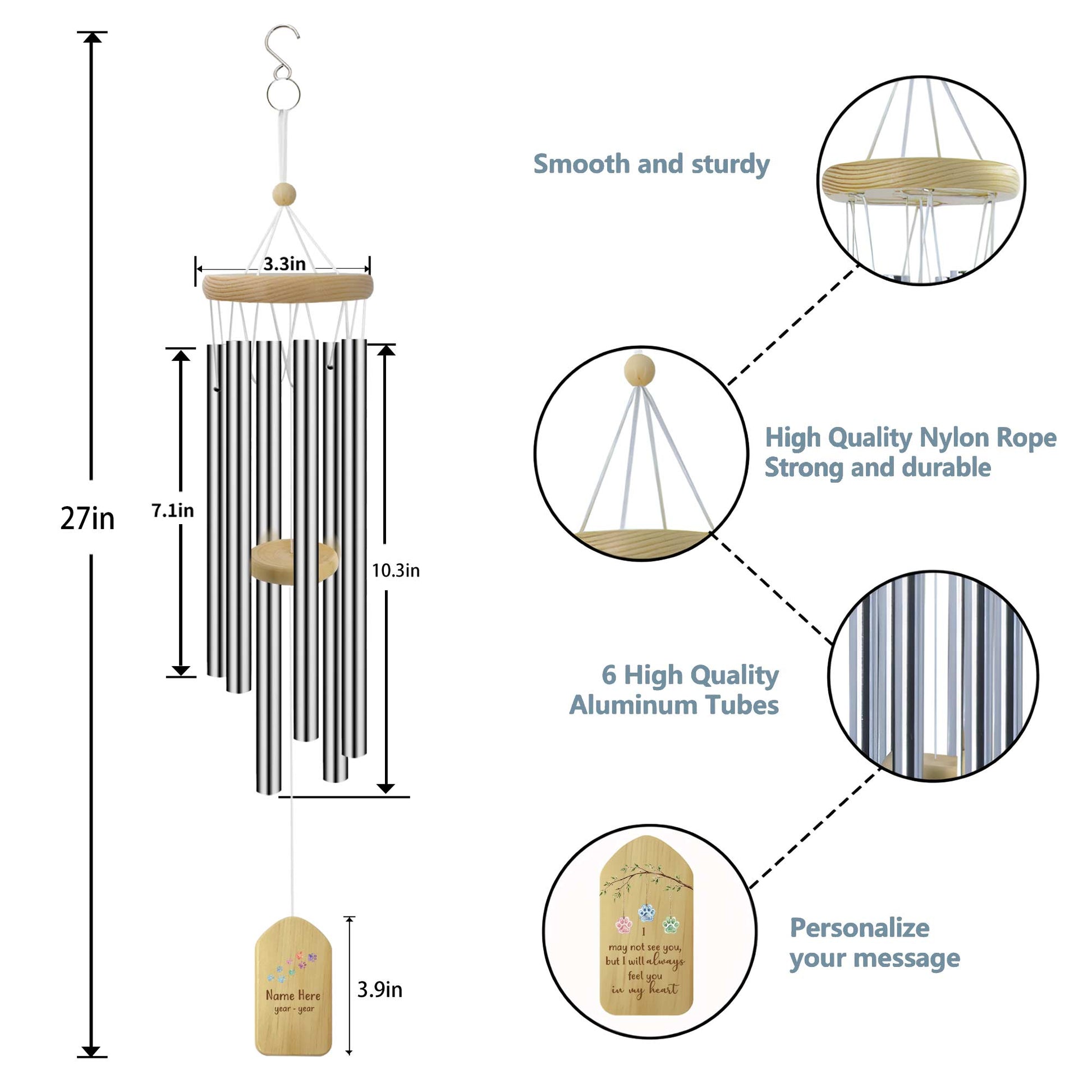 personalized dog gifts
dog wind chimes memorial
pet memorial wind chimes for dogs