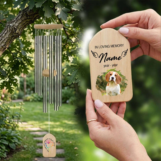 wood wind chime
outside wind chime
custom wind chime
memorial wind chime