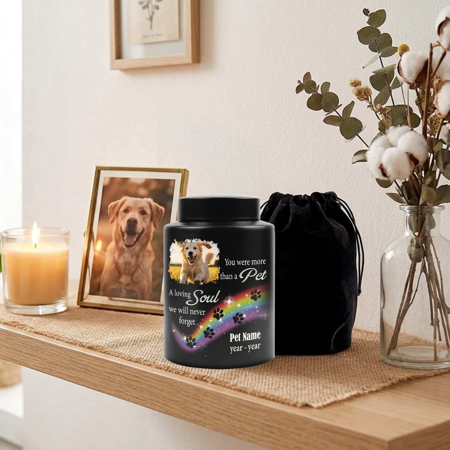 pet dogs cats memory ashes urn