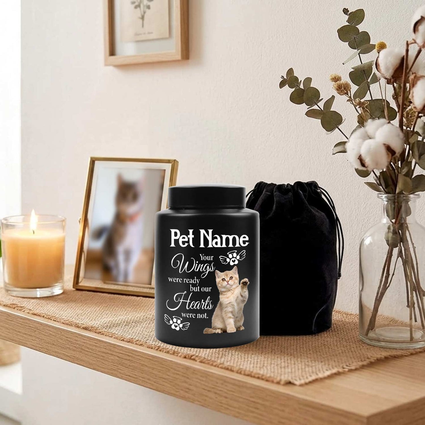customized photo dogs cats ashes urn