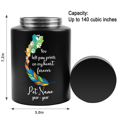 large size paw pet urn for loss dogs cats