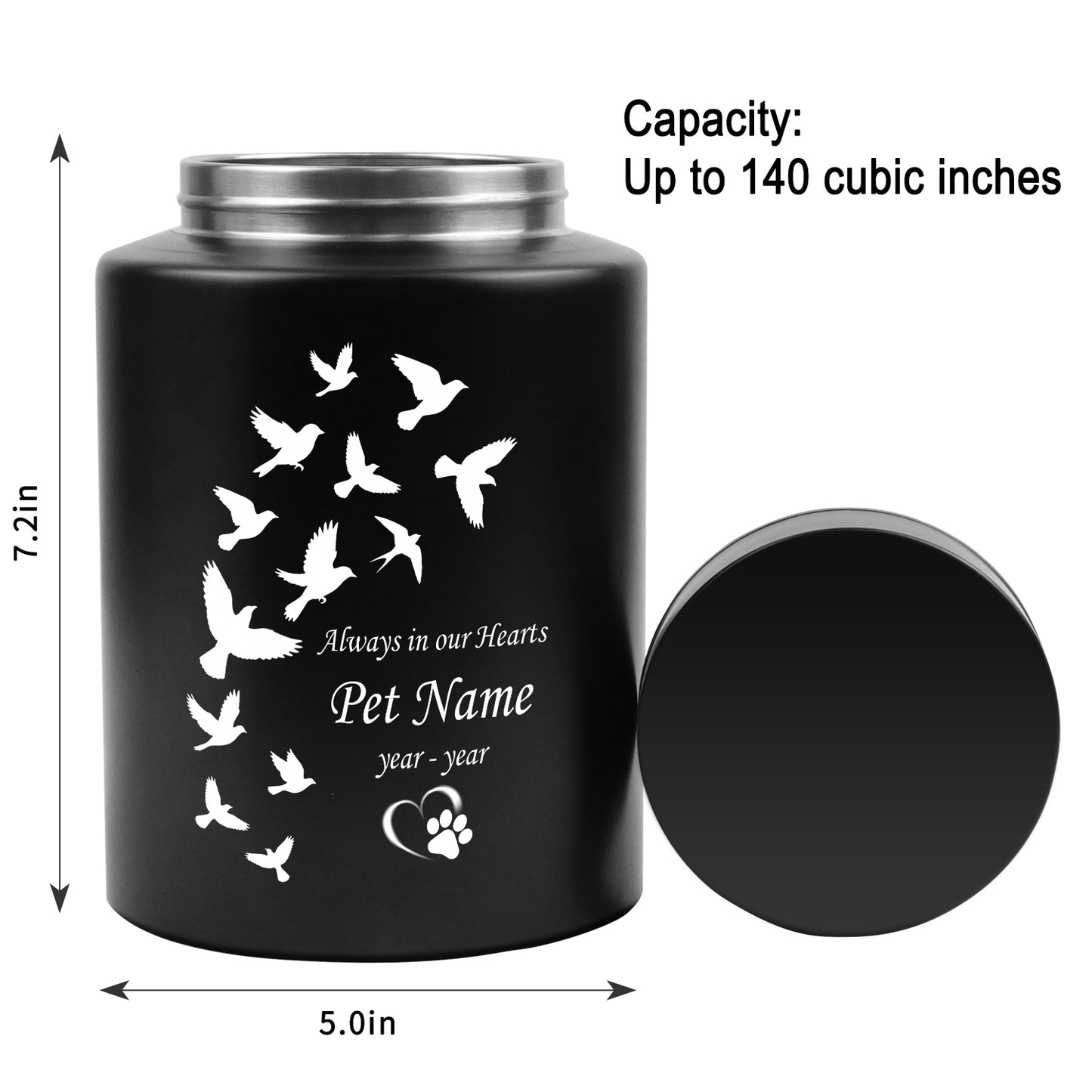 Large Urn for big dog cat ashes