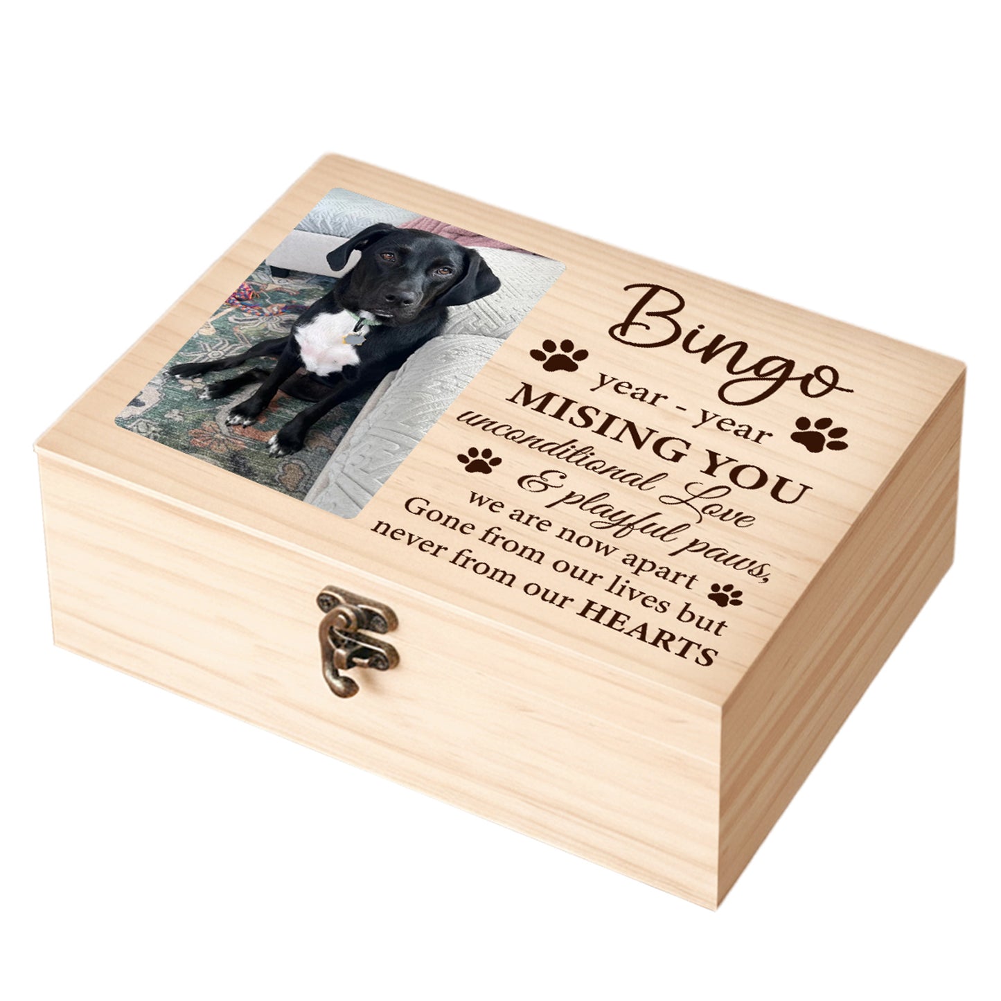 custom memory keepsake wood box
