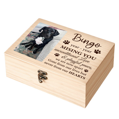 custom memory keepsake wood box
