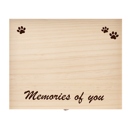in loving memory of dog cat pets photo wood box