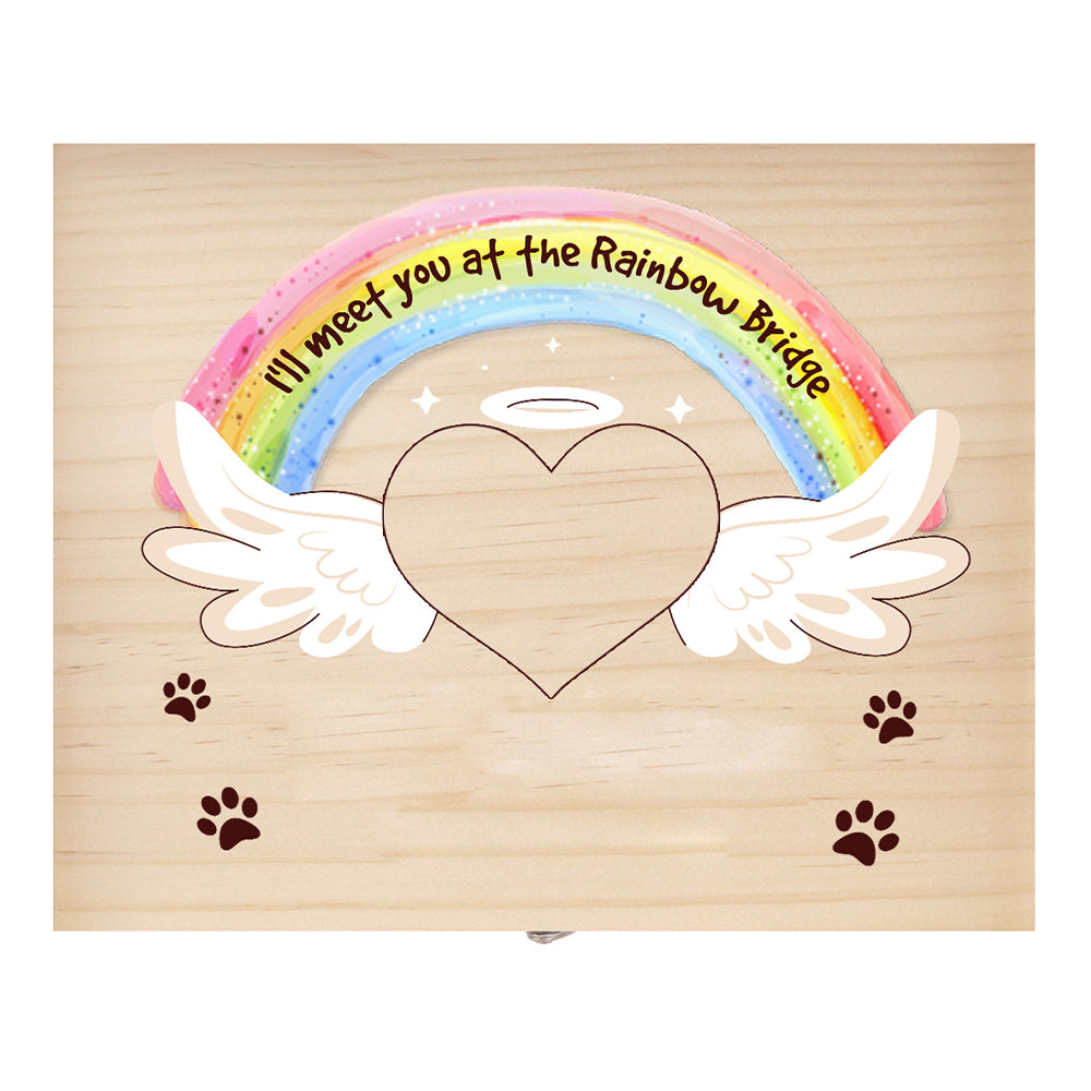 customized pet memory box for loss dogs cats