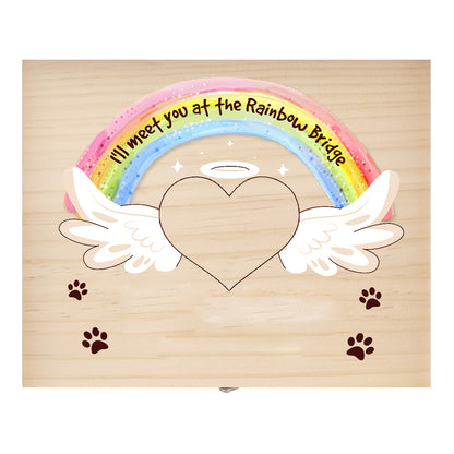 customized pet memory box for loss dogs cats
