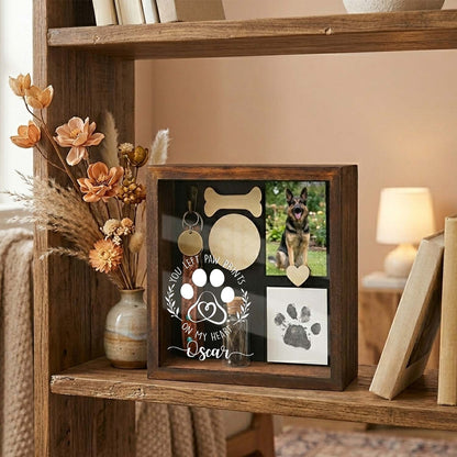 Home decoration dog cat memory shadow box