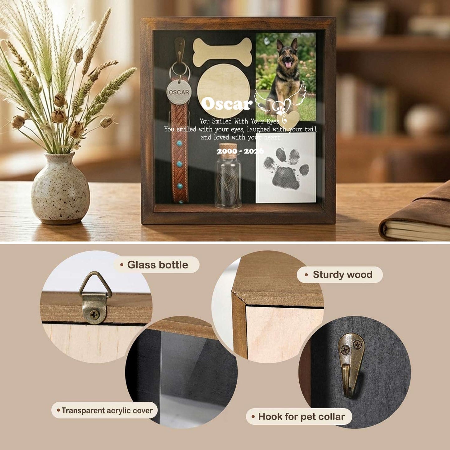 High-quality and easy-to-use pet shadow box