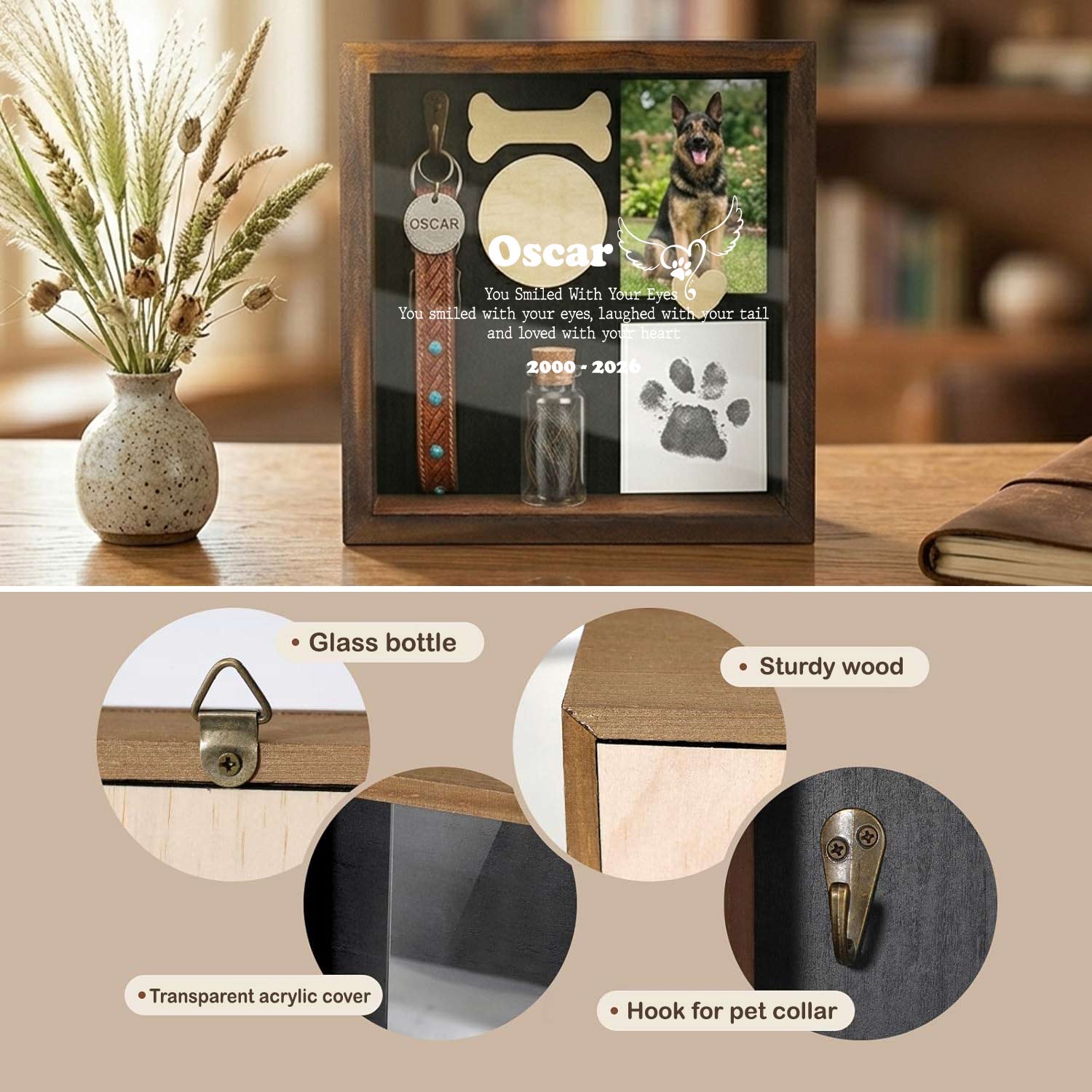 High-quality and easy-to-use pet shadow box