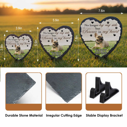 Laser engraved pet remembrance plaque with customized tribute text