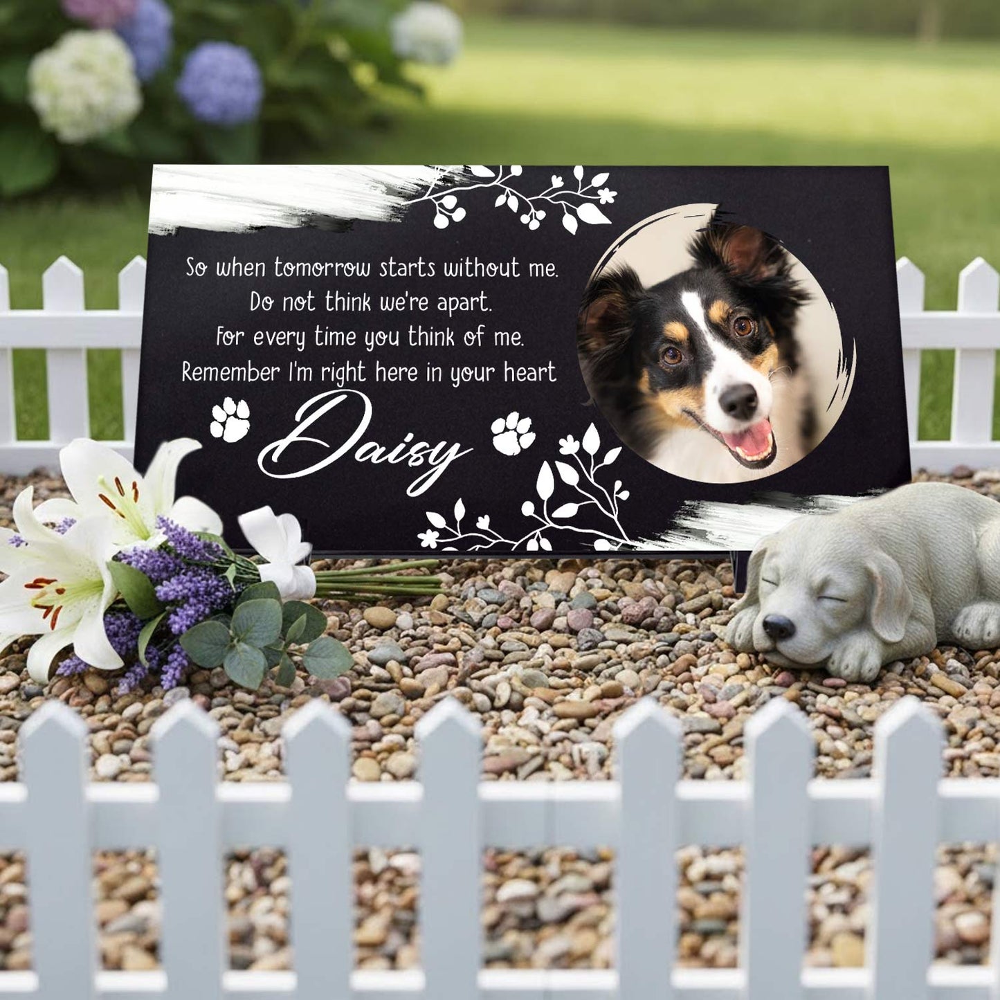 Collection  granite pet grave markers
