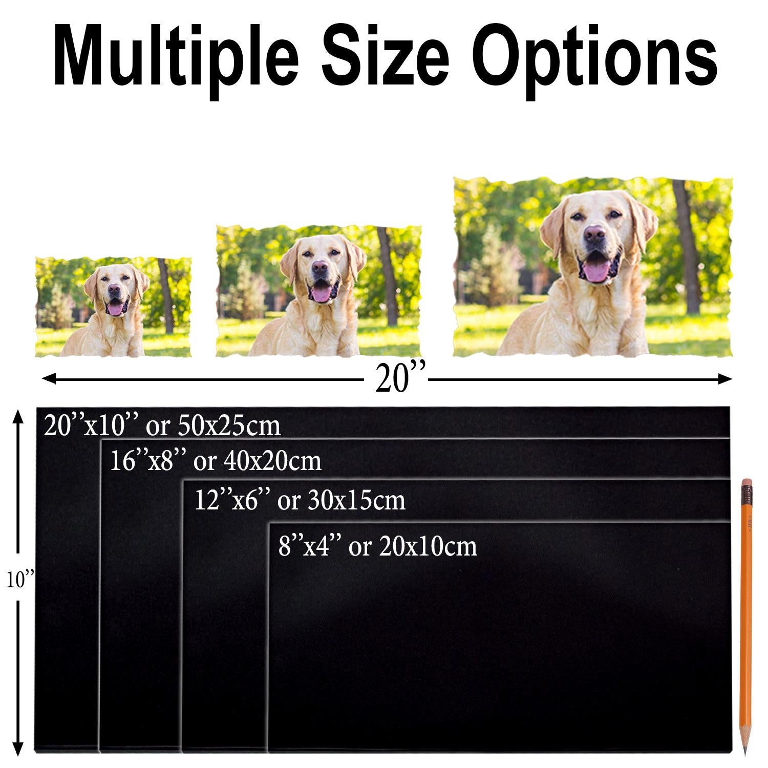 Customized granite dog headstone with personalized photo engraving