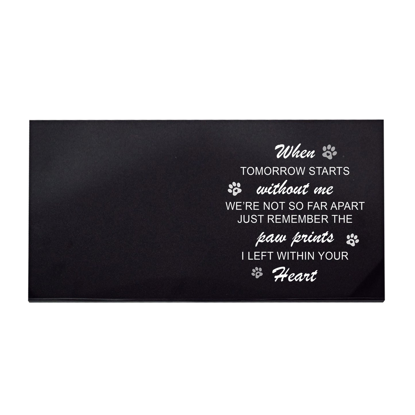 Custom Dog Memorial Stone You Were My Favorite Hello and My Hardest Goodbye